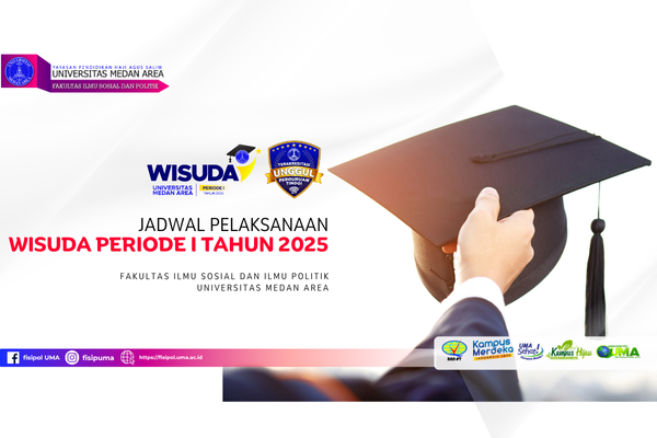 Black and White Simple Graduation Banner (600 x 400 px)